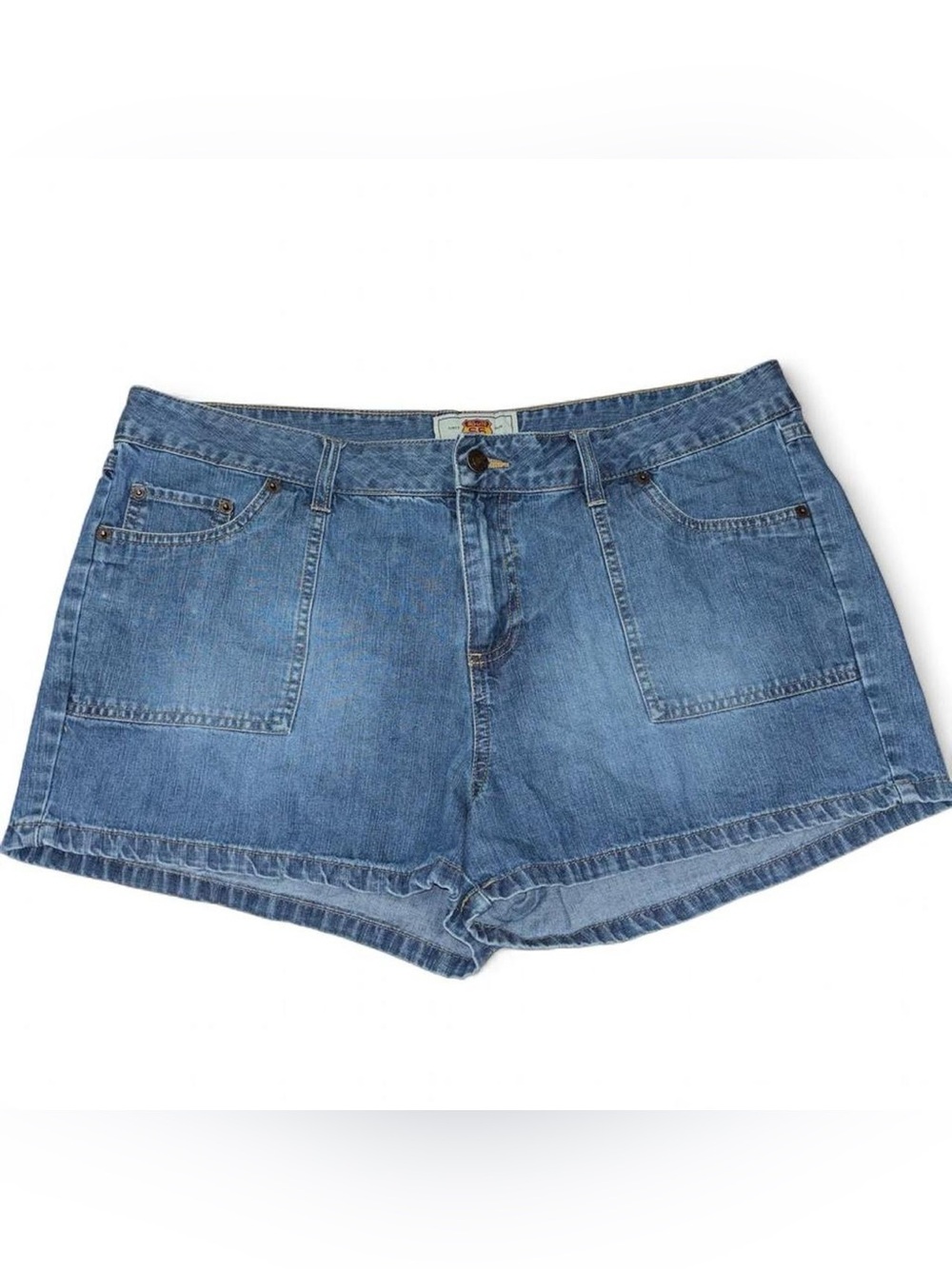 Route 66 Medium Wash  Blue 100% Cotton Jean Shorts Size 18